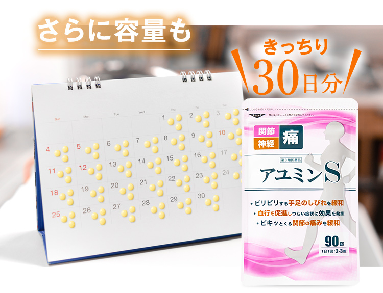 手足のしびれの薬、アユミンS【公式】
